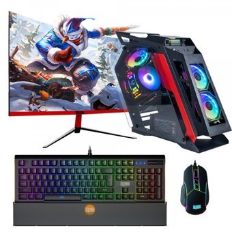 Dragos DRx789 (ATM00001102) Harici GeForce GTX 1050 Ti Ekran Kartlı AMD Ryzen 5 3600 16 GB DDR4 256 GB SSD 23.6 inç FHD FreeDos All In One Oyuncu Bilgisiyarı