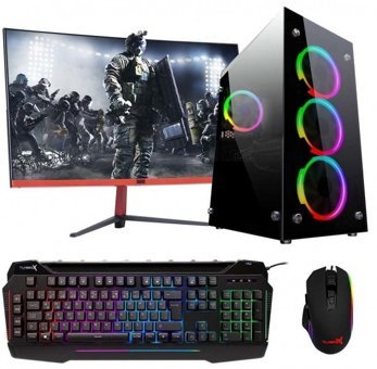 Turbox Tx1167 (ATM00001450) Harici GeForce GTX 750 Ekran Kartlı Intel Core i5 3470 8 GB DDR3 256 GB SSD 23.6 inç FHD FreeDos All In One Oyuncu Bilgisiyarı