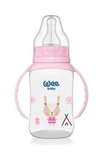 744 Wee Baby Kulplu Pp Biberon 150ML Pembe (5 Adet)