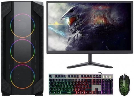Turbox Tx750 (ATM9922372) Harici GeForce GTX 750 Ti Ekran Kartlı Intel Core i5 3470 8 GB DDR3 256 GB SSD 23.8 inç LED Panel FHD FreeDos All In One Oyuncu Bilgisiyarı