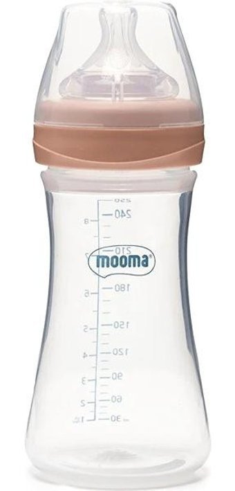 Mooma Kindy Biberon 150 ml 0-6 Ay Yavaş Akış Gül Kurusu