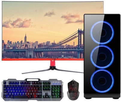 Turbox Tx600 (ATM9919750) Harici Radeon R7 240 Ekran Kartlı Intel Core i5 2400 8 GB DDR3 512 GB SSD 27 inç LED Panel FHD FreeDos All In One Oyuncu Bilgisiyarı