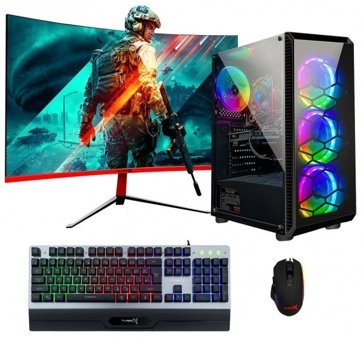 Turbox Tx974 (ATM00001074) Harici Radeon R7 240 Ekran Kartlı Intel Core i5 3470 16 GB DDR3 256 GB SSD 27 inç FHD FreeDos All In One Oyuncu Bilgisiyarı