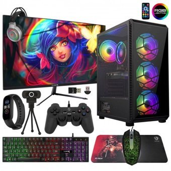 Turbox Tx90 Lite (ATM00001243) Harici Radeon R7 240 Ekran Kartlı Intel Core i5 3470 16 GB DDR3 256 GB SSD 23.8 inç FHD FreeDos All In One Oyuncu Bilgisiyarı