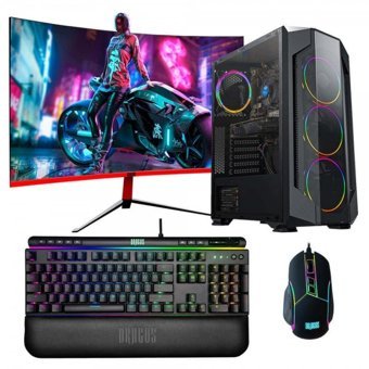 Turbox Tx1037 (ATM00001173) Harici GeForce GTX 1050 Ti Ekran Kartlı Intel Core i5 4440 8 GB 256 GB SSD 27 inç FHD FreeDos All In One Oyuncu Bilgisiyarı