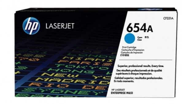 HP 654A-CF331A Orijinal Mavi Toner