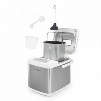 Kiwi KMC 6955 Tek Hazneli 3 Karıştırıcılı Zaman Ayarlı 550 W Inox Ekmek Yapma Makinesi