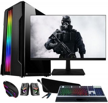 Ramtech DG149 Harici GeForce GTX 1050 Ti Ekran Kartlı Intel Core i5 3470 8 GB DDR3 128 GB SSD 24 inç FreeDos All In One Oyuncu Bilgisiyarı