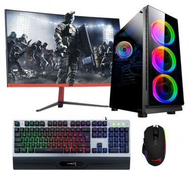 Turbox Tx942 (ATM00001007) Harici GeForce GTX 750 Ti Ekran Kartlı Intel Core i5 4440 8 GB DDR3 256 GB SSD 23.6 inç FHD FreeDos All In One Oyuncu Bilgisiyarı