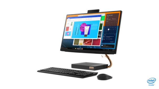 Lenovo IdeaCentre AIO 5 F0FB0087TX Harici Ekran Kartlı Intel Core i7 10700T 16 GB Ram DDR4 512 GB SSD 23.8 inç Full HD FreeDos All in One Bilgisayar