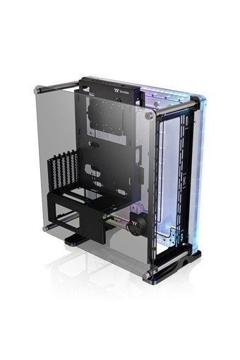 Thermaltake Distrocase 350P CA-1Q8-00M1WN-00 RGB Sıvı Soğutmalı 3 Fanlı Siyah Dikey Kullanım Full Tower Oyuncu Bilgisayar Kasası