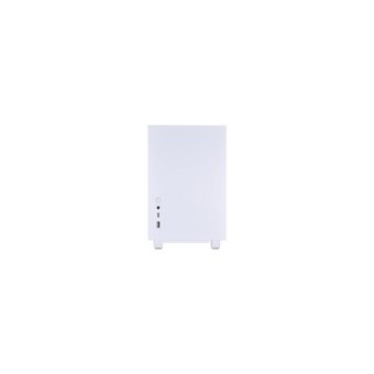 Lian LI Q58 White Q58W4 Sıvı Soğutmalı 1 Fanlı Beyaz Dikey Kullanım ITX Oyuncu Bilgisayar Kasası