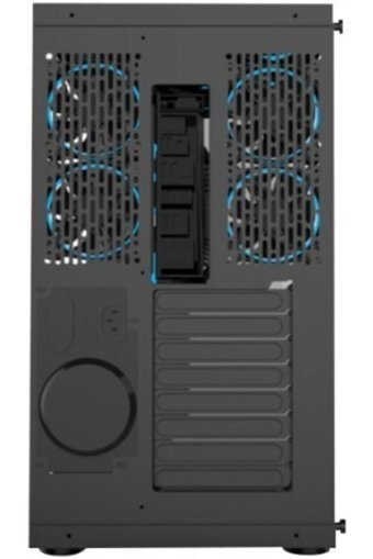 GamePower Warcry RGB Mesh Sıvı Soğutmalı 7 Fanlı Siyah Dikey Kullanım Mid Tower Oyuncu Bilgisayar Kasası