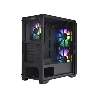 Thermaltake Commander G33 RGB Mesh Sıvı Soğutmalı 3 Fanlı Siyah Dikey Kullanım Mid Tower Oyuncu Bilgisayar Kasası