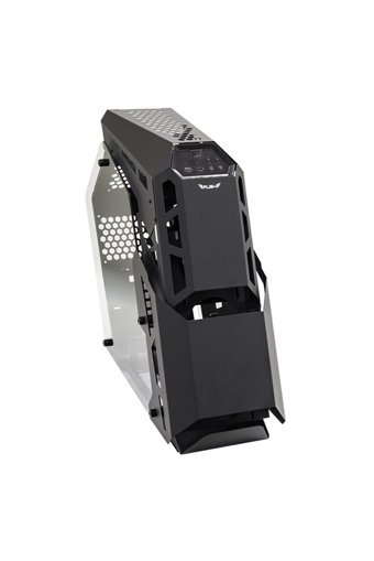 Rush Strike RCA515 Mesh Sıvı Soğutmalı 7 Fanlı Siyah Dikey Kullanım Full Tower Oyuncu Bilgisayar Kasası