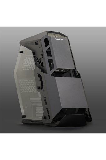 Rush Strike RCA515 Mesh Sıvı Soğutmalı 7 Fanlı Siyah Dikey Kullanım Full Tower Oyuncu Bilgisayar Kasası