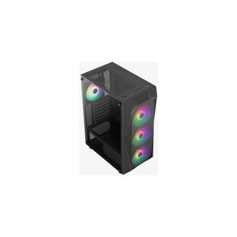 Aerocool Falcon RGB Mesh Sıvı Soğutmalı 8 Fanlı Siyah Dikey Kullanım Mid Tower Oyuncu Bilgisayar Kasası