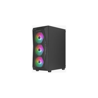 Aerocool Falcon RGB Mesh Sıvı Soğutmalı 8 Fanlı Siyah Dikey Kullanım Mid Tower Oyuncu Bilgisayar Kasası
