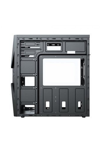 Power Boost VK-G3615C RGB Mesh Sıvı Soğutmalı 3 Fanlı Siyah Dikey Kullanım ATX Oyuncu Bilgisayar Kasası