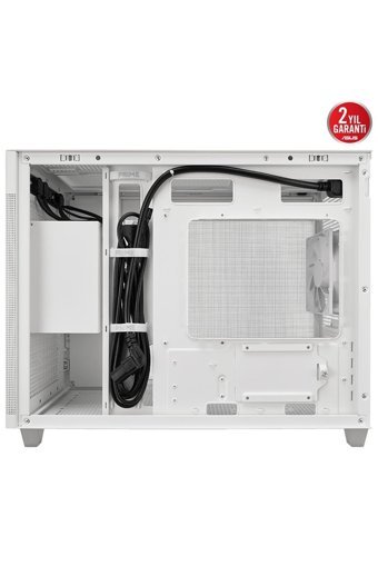 Asus Prime Ap201 Mesh Sıvı Soğutmalı 6 Fanlı Beyaz Dikey Kullanım Micro ATX Oyuncu Bilgisayar Kasası
