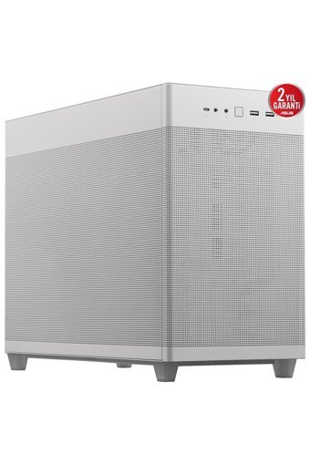 Asus Prime Ap201 Mesh Sıvı Soğutmalı 6 Fanlı Beyaz Dikey Kullanım Micro ATX Oyuncu Bilgisayar Kasası