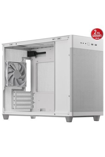 Asus Prime Ap201 Mesh Sıvı Soğutmalı 6 Fanlı Beyaz Dikey Kullanım Micro ATX Oyuncu Bilgisayar Kasası