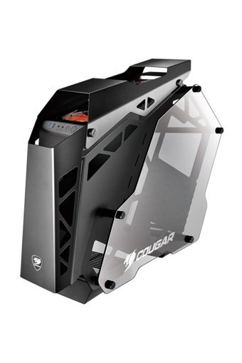 Cougar CGR-5LMRO Conquer RGB Mesh Sıvı Soğutmalı 6 Fanlı Siyah Dikey Kullanım ATX Oyuncu Bilgisayar Kasası