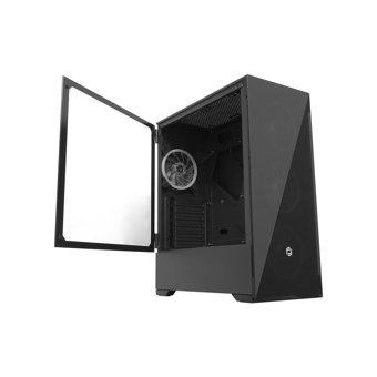 Frisby FC-9310G RGB Sıvı Soğutmalı 6 Fanlı Siyah Dikey Kullanım ATX Oyuncu Bilgisayar Kasası