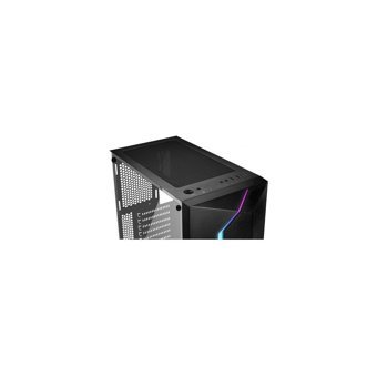 MSI Mag Vampiric 100L RGB Mesh Sıvı Soğutmalı 6 Fanlı Siyah Dikey Kullanım Micro ATX Oyuncu Bilgisayar Kasası