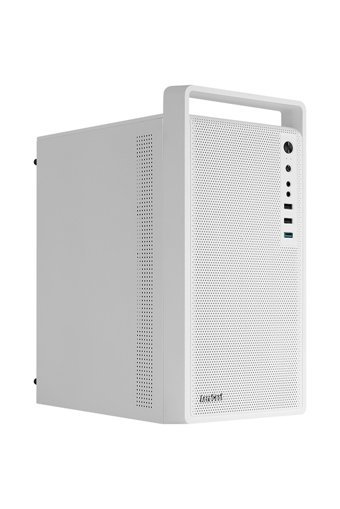 Aerocool CS107V2 Mesh Sıvı Soğutmalı 3 Fanlı Beyaz Dikey Kullanım Micro ATX Oyuncu Bilgisayar Kasası