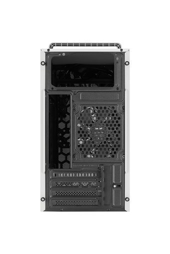 Aerocool CS107V2 Mesh Sıvı Soğutmalı 3 Fanlı Beyaz Dikey Kullanım Micro ATX Oyuncu Bilgisayar Kasası