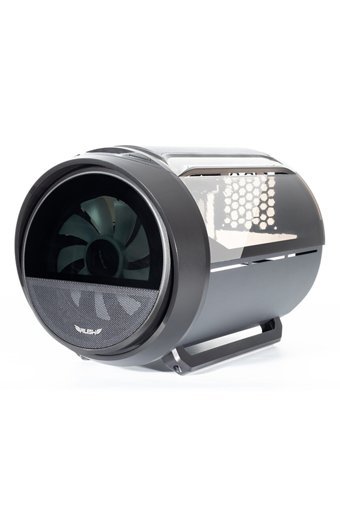 Rush Cyclone RCA811 RGB Mesh Sıvı Soğutmalı 4 Fanlı Siyah Dikey Kullanım Micro ATX Oyuncu Bilgisayar Kasası
