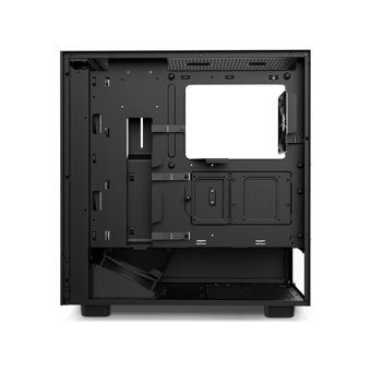 Nzxt H5 Flow CC-H51FB-01 RGB Mesh Sıvı Soğutmalı 6 Fanlı Siyah Dikey Kullanım Mid Tower Oyuncu Bilgisayar Kasası
