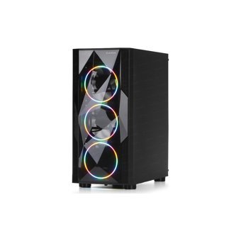 Dark Diamond Pro RGB Mesh Sıvı Soğutmalı 8 Fanlı Siyah Dikey Kullanım Mid Tower Oyuncu Bilgisayar Kasası