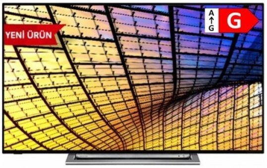 Toshiba 43UL3C63DT 43 inç 4K Ultra HD 108 Ekran Çerçevesiz Flat Uydu Alıcılı Smart Led Televizyon
