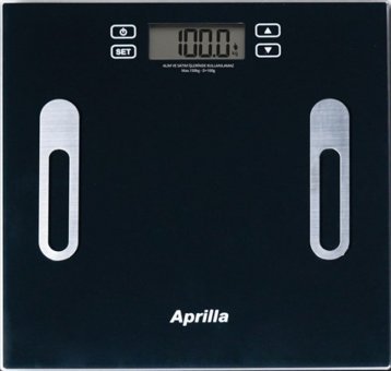 Aprilla 1059 Yağ Ölçen Kas Ölçen Cam Dijital Tartı