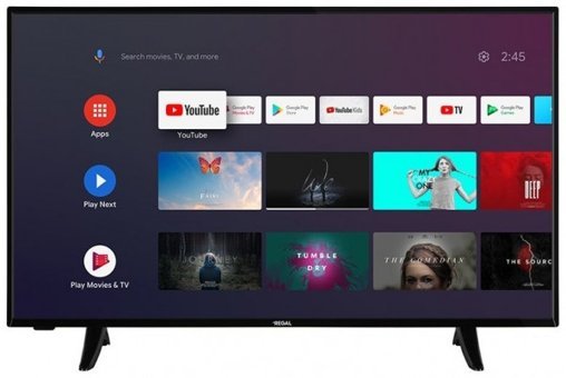 Regal 43R654FA9 43 inç FULL HD 108 Ekran Çerçevesiz Flat Uydu Alıcılı Smart Led Android Televizyon