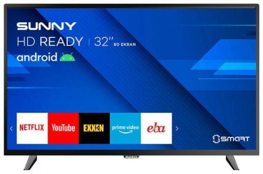 Sunny SN32DAL13-TNR 32 inç Hd Ready 80 Ekran Flat Uydu Alıcılı Smart Led Android Televizyon