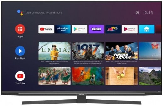 Grundig 55 GEU 7900 B 55 inç 4K Ultra HD 139 Ekran Çerçevesiz Flat Uydu Alıcılı Smart Led Televizyon
