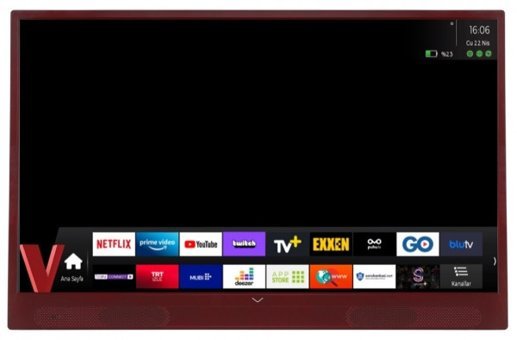 Vestel 32H9520RB 32 inç Hd Ready 80 Ekran Çerçevesiz Flat Uydu Alıcılı Smart Led Televizyon
