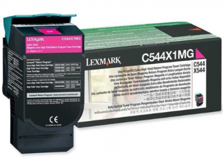 Lexmark C544X1-MG Orijinal Kırmızı Toner