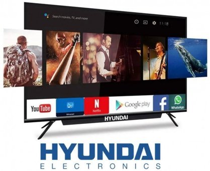 Hyundai 65HYN2104 65 inç 4K Ultra HD 164 Ekran Çerçevesiz Flat Uydu Alıcılı Smart Led Android Televizyon