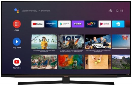 Grundig 65 GGU 7880 B 65 inç 4K Ultra HD 164 Ekran Çerçevesiz Flat Uydu Alıcılı Smart Led Android Televizyon