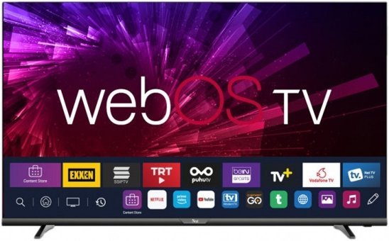 Next YE-50020FS2-4K 50 inç 4K Ultra HD 126 Ekran Çerçevesiz Flat Uydu Alıcılı Smart Led Webos Televizyon