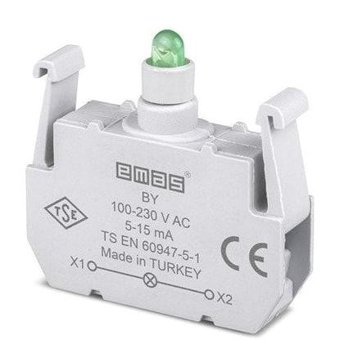 Emas By B Sinyal Yeşil Led'li Blok 100-230 V Ac