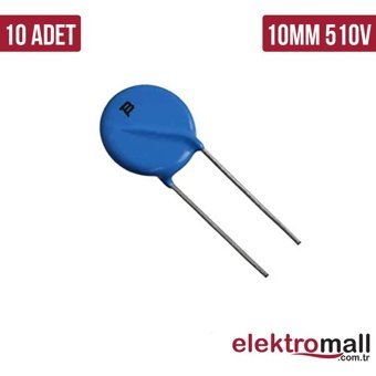 Elektromall 10MM 510V Varistör 10D511K - 10 Adet