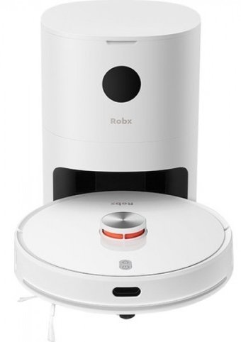 Robx R7 Haritalı Moplu 2700 Pa Beyaz Robot Süpürge ve Paspas