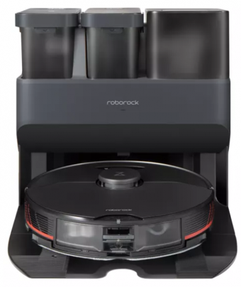 Roborock S7 MaxV Ultra Haritalı Çöp İstasyonlu Moplu 5100 Pa Siyah Robot Süpürge ve Paspas