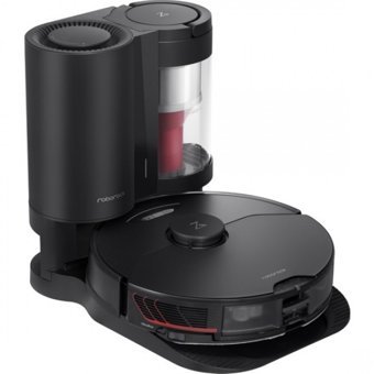Roborock S7 MaxV Plus Haritalı Moplu Islak Kuru 5100 Pa Siyah Robot Süpürge ve Paspas