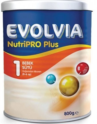 Evolvia NutriPRO Plus Yenidoğan Laktozsuz Tahılsız Glutensiz Probiyotikli 1 Numara Bebek Sütü 800 gr